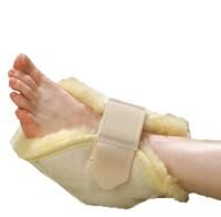 MORITZ REHA-HILFEN Anti-Dekubitus-Fersenschoner aus echtem Lammfell 1 Stück mit Klettverschlüssen