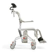 Vorschau: etac Swift Mobil Tilt-2 Dusch- und Toilettenrollstuhl weiß mit Kippfunktion inkl. Eimerhalter