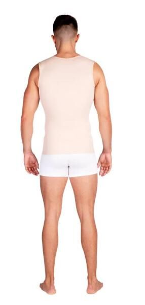 lipoelastic MTmL Comfort ärmellose postoperative Kompressionsweste Brust Rücken m. Reißverschluss