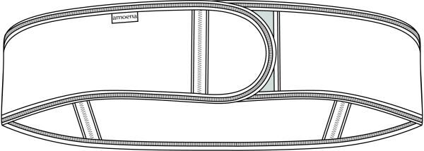 amoena Compression Belt Kompressions-Gürtel, individuell anpassbar durch Klettverschluss