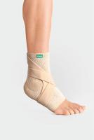 JuzoFlex Malleo Xtra strong atmungsaktive Sprunggelenkbandage mit Silikonpelotten