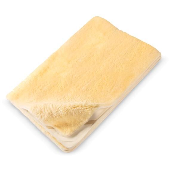 fellhof Betteinlage Komfort aus Lammfell, Außenmaterial 100 % Leder in versch. Größen