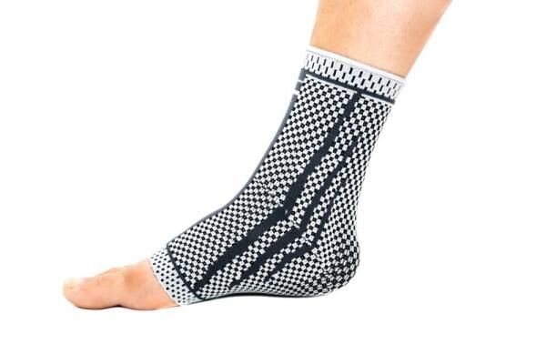 ANTAR Knöchelbandage mit Silikoneinsätzen unterstützung des Gelenks und Massage um die Ferse