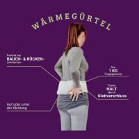 Vorschau: COSELLE Wärmegürtel mit Bio-Hirse Füllung, für Rücken, Bauch oder Unterleib, bis zu 90 min. Wärme