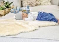 Vorschau: fellhof Lammfell fürs Bett LUXUS OEKOTEX-Lederzertifikat 120cm+ natürliche Farbe