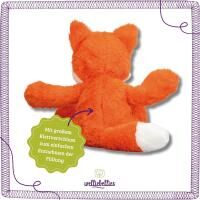 Vorschau: welliebellies® "Fuchs groß" Wärmekuscheltier mit Bio-Hirse-Füllung, spendet bis zu 90 min Wärme