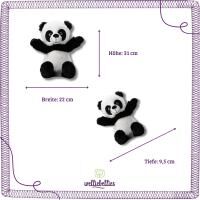 Vorschau: welliebellies® "Panda groß" Wärmekuscheltier mit Bio-Hirse-Füllung, spendet bis zu 90 min Wärme