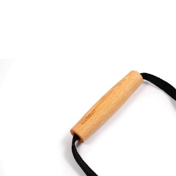 FLEXVIT ergonomisch geformte Griffe aus Holz für Zug- und Druckübungen inkl. Karabinern