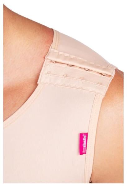 lipoelastic MTm Comfort ärmellose Herren postoperative Kompressionsweste mit Reißverschluss