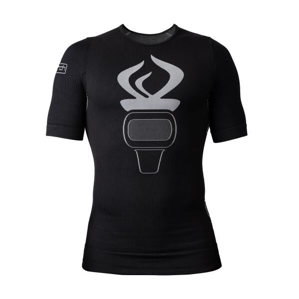 entorch Performance Shirt Shortsleeve Unisex schwarz zur Stabilisierung des Oberkörpers