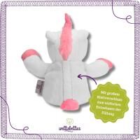 Vorschau: welliebellies® "Einhorn midi" Wärmekuscheltier mit Bio-Hirse-Füllung, spendet bis zu 90 min Wärme