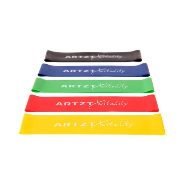 ARTZT vitality Rubber Bands 5er Set für das eigene kleine Theraband Workout