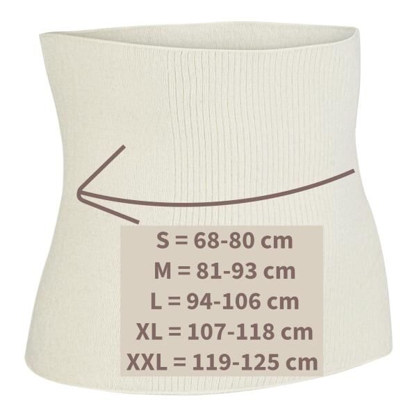 Moser Care Angora Nierenwärmer, mit 44% Angora für hohen Wärmebedarf