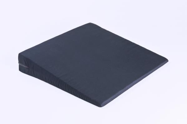 Rehaforum Keilkissen RFM mit Bezug, für eine aufrechte Rückenposition, blau, 37x37x7/1cm