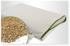 Mudis Natur-Schlafkissen versch. Größen, Füllung: Hirseschalen und Dinkelspelzen