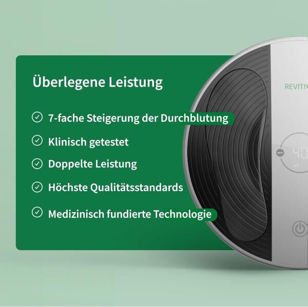 REVITIVE Pro Health Durchblutungs-Stimulator Unterstützung für gesunde Beine und Füße