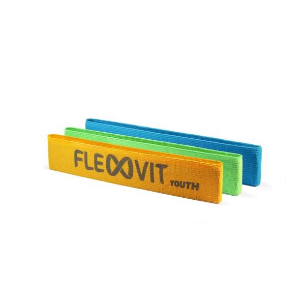 FLEXVIT Fitnessband MINY YOUTH 3er Set - für das Kinder- und Jugendtraining