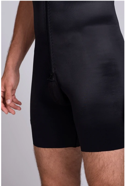 lipoelastic MGmm comfort ärmelloser postoperativer Kompressionsbody mit Hygieneöffnung