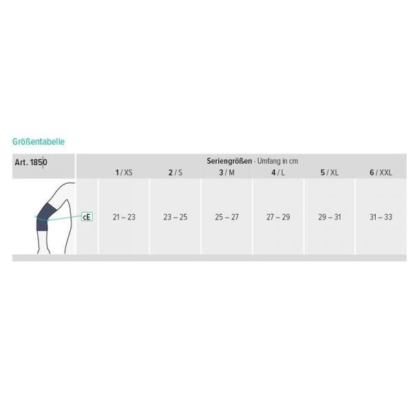 JuzoFlex Epi Xtra Ellenbogenbandage aus Hightechfasern für Tennisarm oder Golferarm