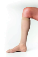 SIGVARIS ULCER X 4er-Pack Knie-Unterziehstrümpfe mit Baumwolle zur Fixierung von Wundauflagen