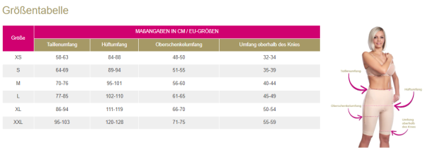 lipoelastic TF Variant postoperative Kompressionshose mit Hygieneöffnung u. Hakenverschluss