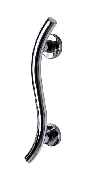 RIDDER Bad Haltegriff Art M geschwungen aus Edelstahl, Gesamtlänge: ca. 48 cm