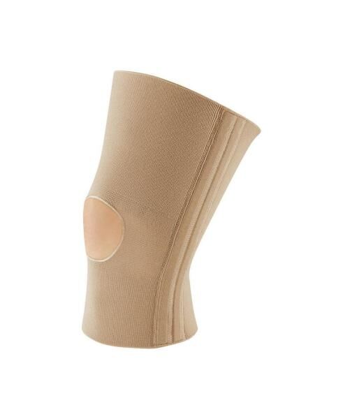 JuzoFlex Genu 320 nahtlose Kniebandage mit seitlichen Doppelspiralen, offene o. geschlossene Patella