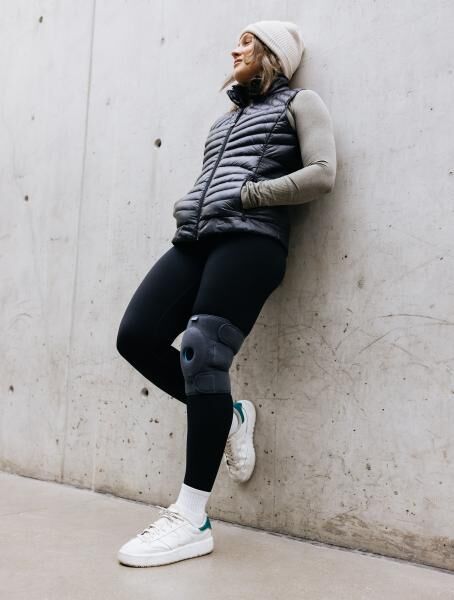 mobilis by SIGVARIS GROUP GenuWrap Kniebandage moderate Stabilisierung mit Pelotte