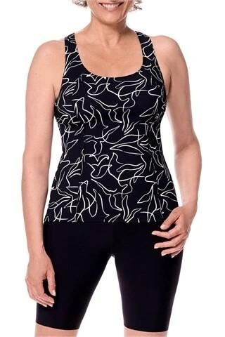 amoena Lagos Prothesen Tankini mit Prothesentaschen, UV Schutz 50 und Shaping Effekt