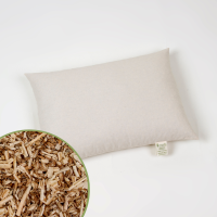 Vorschau: Mudis Natur-Kinderkissen 30 x 45 cm, Füllung: Bio-Dinkelspelzen und Zirbenholz