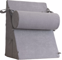 MORITZ REHA HILFEN ergonomisches Keilkissen 40 x 50 x 30/2 cm mit Nackenrolle 15 x 40 x 15 cm