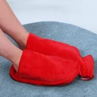 Vorschau: Vital Comfort Fleece Fußwärmer inklusive Wärmflasche zur Anwendung im Sitzen und Liegen