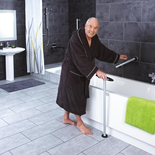 RIDDER Badewannen-Einstiegshilfe Zac mit rutschhemmenden und ergonomisch gestalteten Griffen