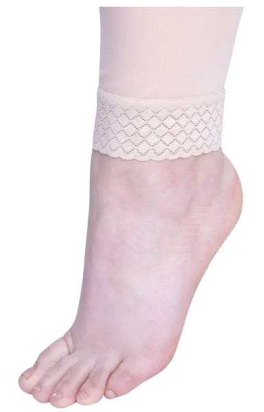 lipoelastic TB postoperative knöchellange Kompressions Leggings schwarz für Damen im Pull-up Design