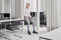 Vorschau: Sigvaris Style Pattern Kompressions-Kniestrumpf CCL2 mit geschlossener Spitze