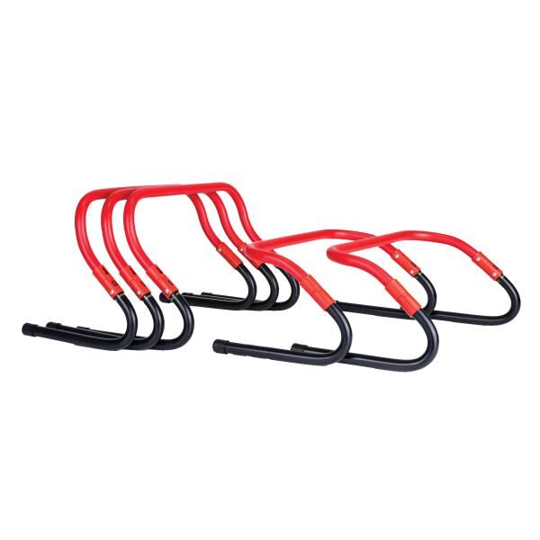 Gymstick Koordinationshürden 5er-Set höhenverstellbar zum Trainieren von Lauftechnik und Reaktion