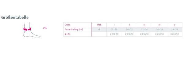 medi Levamed E+motion 3.0 sportliche Sprunggelenkbandage mit Silikon-Quarz-Pelotte