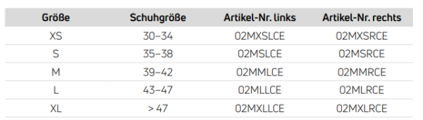 DJO Global AIRCAST® Airgo Plus atmungsaktive Sprunggelenkorthese zur Immobilisierung mit Luftpolster
