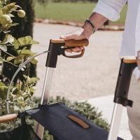 Vorschau: SALJOL AR54 Allround Aluminium Rollator mit Ankipphilfe, Sitzhöhe: 54 cm, zusammenklappbar