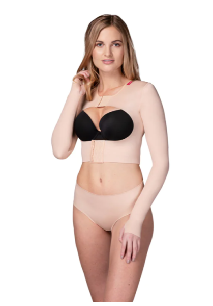 lipoelastic APf Variant postoperativer Kompressionsärmel mit langen Ärmeln nach Liposuktion