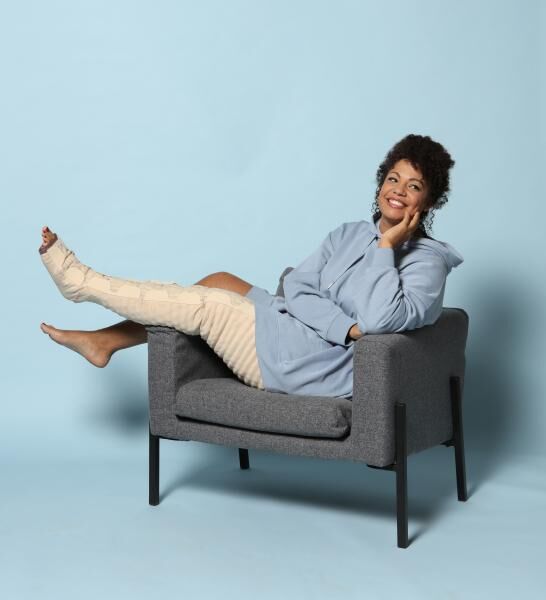 THUASNE MOBIDERM® Autofit Kompressions-Oberschenkelstrumpf zur Behandlung von Ödemen