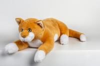 Vorschau: RobiCare® interaktive Therapiekatze "orange-weiß" Demenz-Plüschtier, mit Bewegungssensor