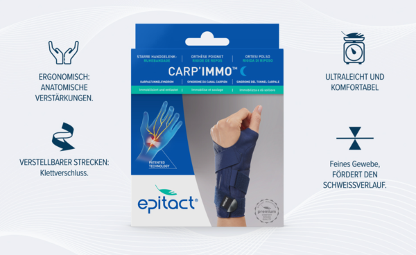 Russka Epitact Ruhebandage CARP’IMMO stabilisiert das Handgelenk