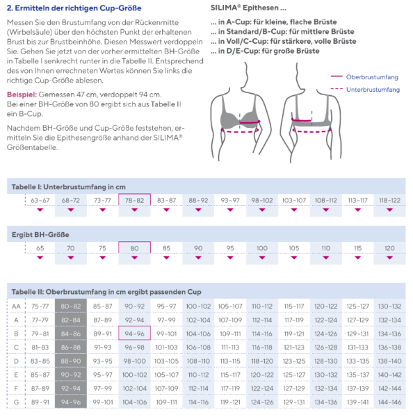 THUASNE SILIMA OVAL SHELL Teil- und Ausgleichsepithese Haut Cup B beidseitig verwendbar
