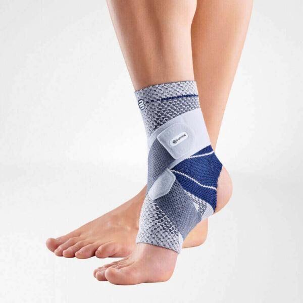 BAUERFEIND MalleoTrain S open heel fersenfreie Sprunggelenk-Aktivbandage für leichten Schutz