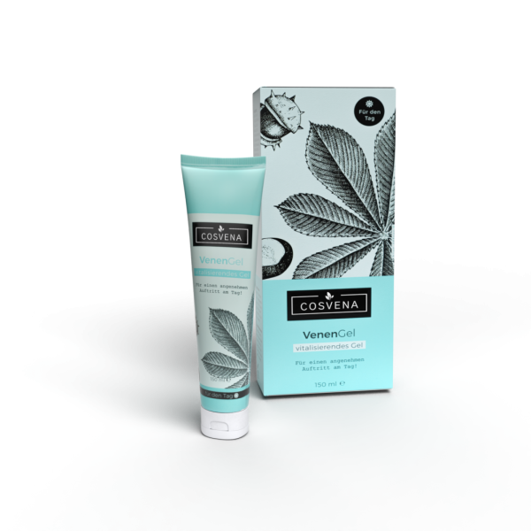 Cosvena vitalisierendes VenenGel 150 ml entlastet die Venen und belebt die Beine, 100 vegan