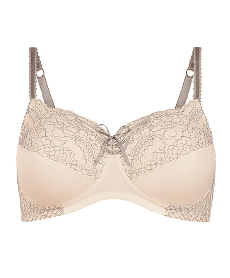 amoena Alina Prothesen Soft-BH aus weichem Mikrofasermaterial m. Spitzeneinsatz u. seitlichen Stäben