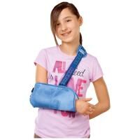 Vorschau: medi Kidz Kinder Armschlinge beidseitig tragbar zur Schulterversorgung aus weichem Material