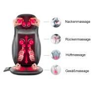 Vorschau: ergoleben Premium Shiatsu Sitzauflage mit 12 Massageköpfe, Vibrationsmassage und Wärmefunktion