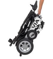 Vorschau: BISCHOFF & BISCHOFF Via faltbarer Elektrorollstuhl mit Lithium-Ionen-Batterie, Reichweite 22 km